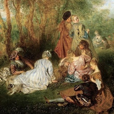 Les plaisirs de l’amour - Watteau