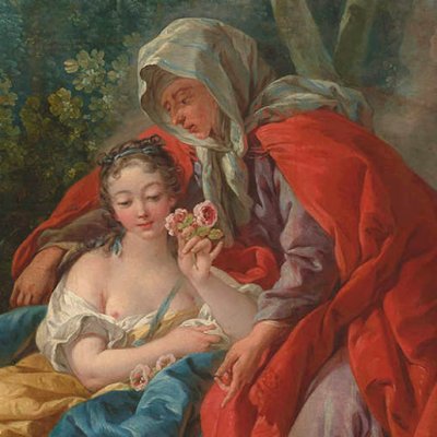 Vertumne et Pomone (version de San Francisco) - Boucher