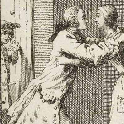 Des Grieux retrouve Manon à La Salpêtrière (Manon Lescaut, 1753) - Pasquier