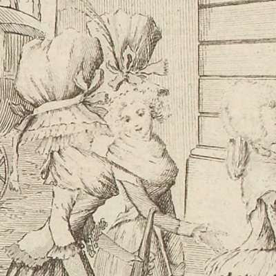 Entrée des courtisanes dans le parc (Le parc au cerf, ou l’origine de l’affreux déficit)