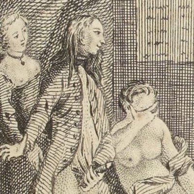 Le lit cassé trahit Saturnin et Suzon (Histoire de dom B***, 1741)