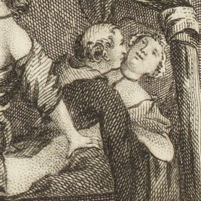 Invention de Madelon pour punir Saturnin (Histoire de dom B***, 1741)