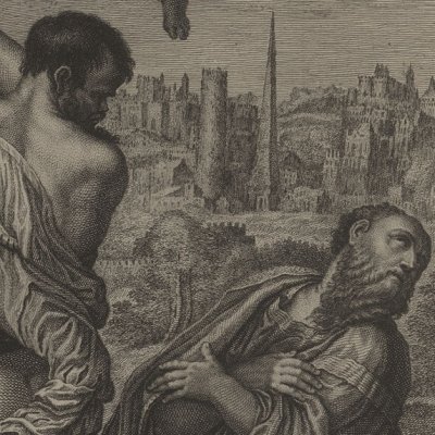 Martyre de St Pierre & de St Paul (Recueil d’estampes…, Dresde 1753)