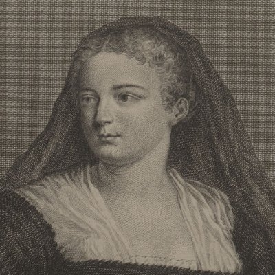 Portrait d’une veuve, d’après Titien (Recueil d’estampes…, Dresde 1753)