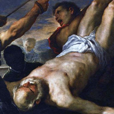 Crucifixion de saint Pierre - Luca Giordano