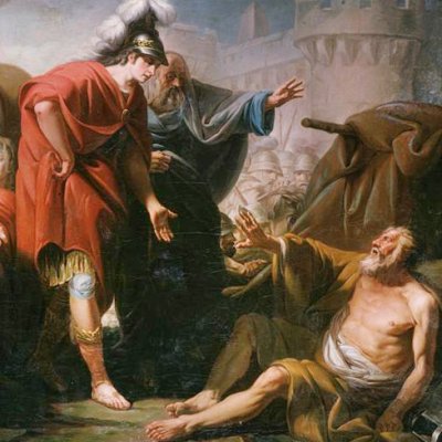 « Ôte-toi de mon soleil ! » (Alexandre et Diogène) - Jacques Gamelin