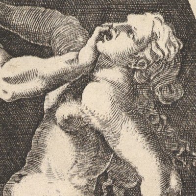 Le viol de Lucrèce - Giorgio Ghisi d’après Giulio Romano