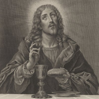 Le Sauveur, d’après Carlin Dolce (Recueil d’estampes…, Dresde 1753)