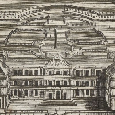 Le Luxembourg en vue d’oiseau (Curiosités de Paris, 1771)