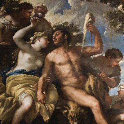 Hercule et Omphale - Luca Giordano