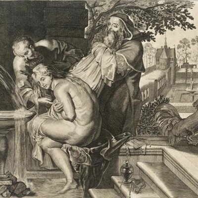 Veritas premitur, non opprimitur (Suzanne & les vieillards) - Jonghe > Rubens