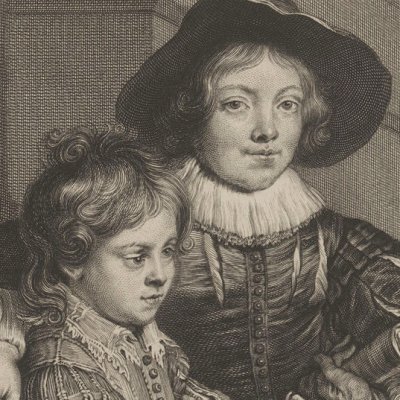 Les enfants de Rubens, par Jean Daullé (Recueil d’estampes…, Dresde 1753)