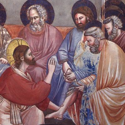 Le lavement des pieds (chapelle Scrovegni) - Giotto