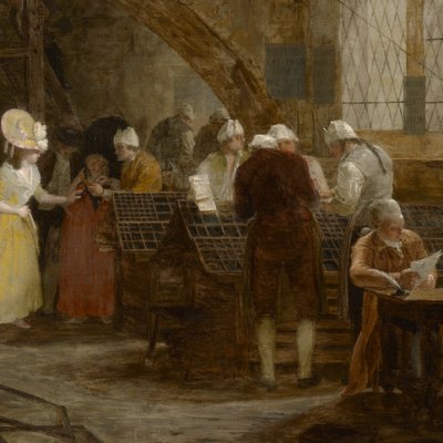 Visite à l’imprimerie : la composition - Léonard Defrance