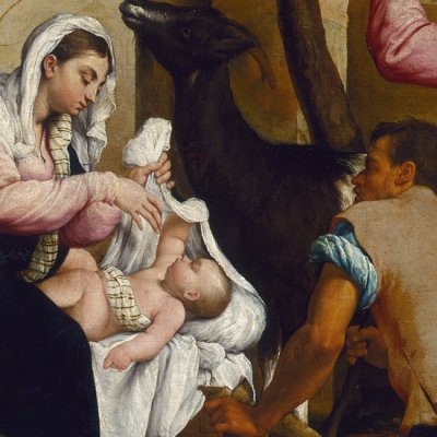 L’adoration des bergers (version de Kensington) - Jacopo Bassano