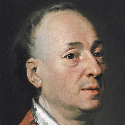 Portrait de Diderot durant son séjour à Saint-Petersbourg - Levitski