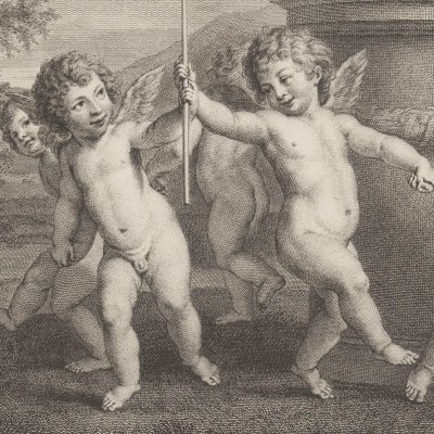 La danse des Amours d’après François Albane (Recueil d’estampes II, Dresde 1757)