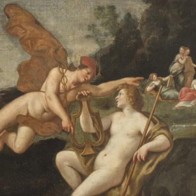 Jupiter envoie Mercure auprès d'Apollon - L’Albane
