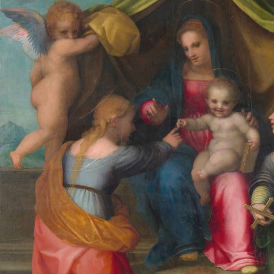 Le mariage mystique de sainte Catherine - Andrea del Sarto
