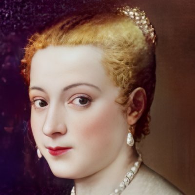 Dame en blanc - Titien