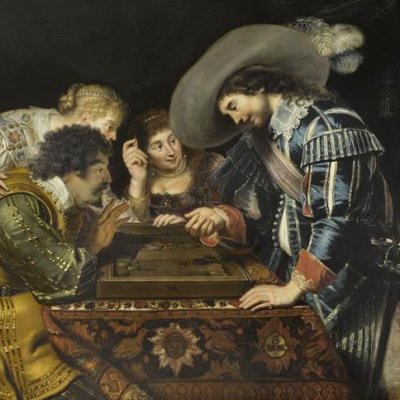 Les joueurs de trictrac - Cornelis de Vos