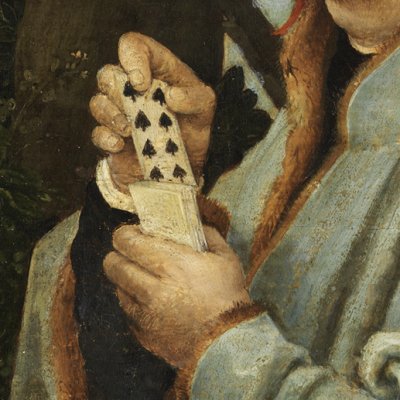 Les joueurs de cartes (version de Madrid) - Lucas de Leyde