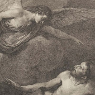 Saint François d’après Ribera (Recueil d’estampes…, II, Dresde 1757)