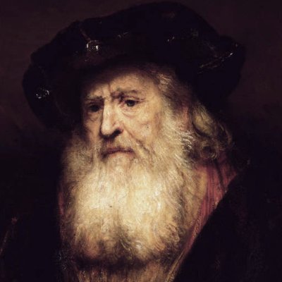 Vieillard au béret noir - Rembrandt