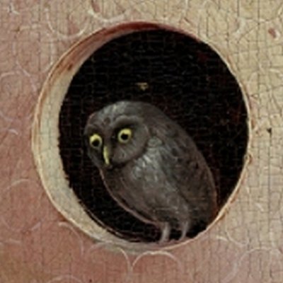 Hulotte de la fontaine du Paradis terrestre (Jardin des délices) - J. Bosch