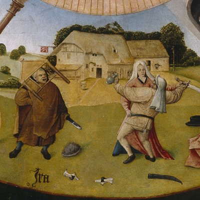 Les sept péchés capitaux et les quatre dernières étapes humaines - Jérôme Bosch