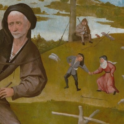 Le colporteur (triptyque de la charrette de foin) - Jérôme Bosch