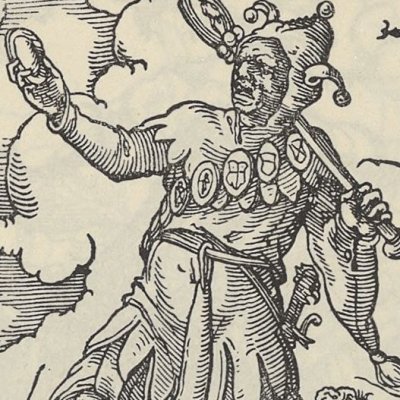 Le fou (Das Ständebuch, Le livre des métiers, Leipzig, 1568) - Jost Amman