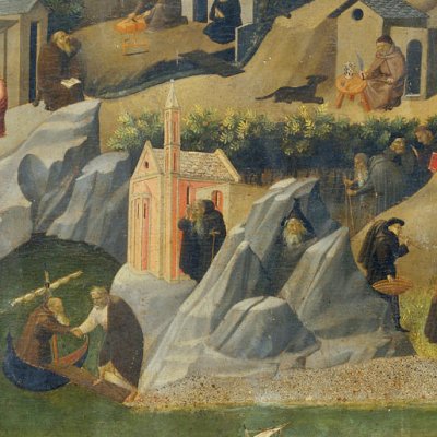 La Thébaïde - Fra Angelico (ou Gherardo Starnina ?)
