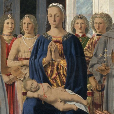 Vierge à l’enfant et saints, dite Pala di Brera (sacra conversazione) - Piero della Francesca