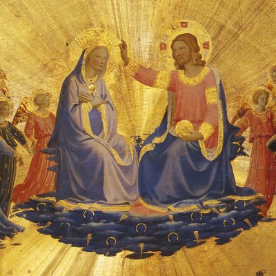 Le couronnement de la Vierge (version des Offices) - Fra Angelico