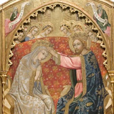 Le couronnement de la Vierge - Sano di Pietro