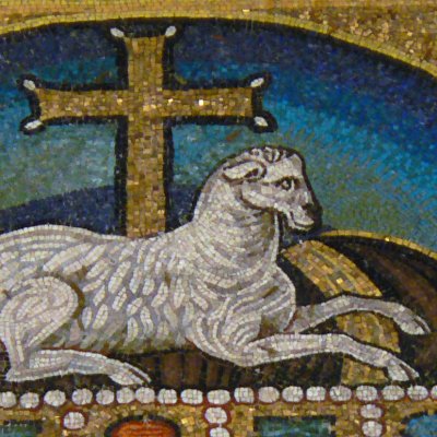 Agneau mystique de l’Apocalypse (Rome, Saints-Côme-et-Damien)