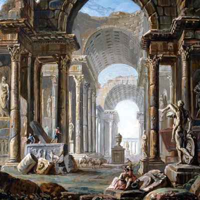 Galerie en ruines - Servandoni