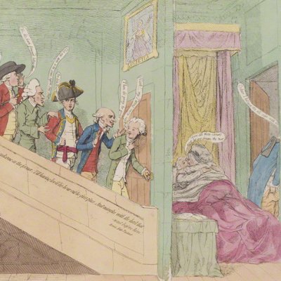 Coup d'œil sur le sérail de Lady W!!!!!y - Gillray