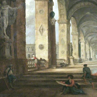 Caprice d’architecture romaine - Hubert Robert