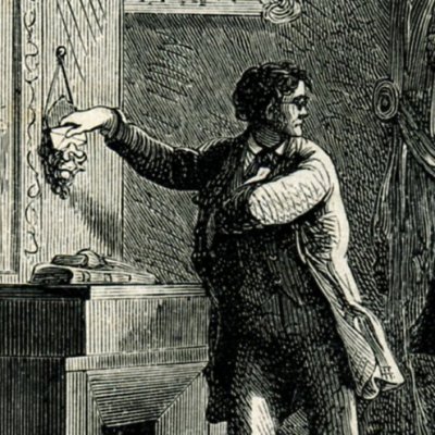 La lettre volée / The purloined letter (Musée des familles, 31-7, 1864) - F. Lix