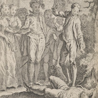 Comme il vous plaira (Shakespeare, éd. Theobald, t2, 1762) - Gravelot