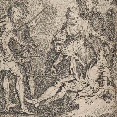 Henri VI, 3e partie (Shakespeare, éd. Theobald, t5, 1762) - Gravelot