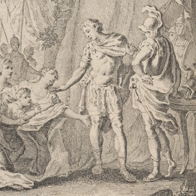Coriolan (Shakespeare, éd. Theobald, t6, 1762) - Gravelot