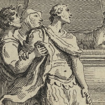 Antoine et Cléopâtre (Shakespeare, éd. Theobald, t7, 1740) - Gravelot