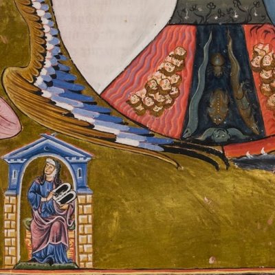  Hildegarde de Bingen, Liber divinorum operum, 5e vision (Ms de Lucques)