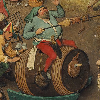 La lutte de Carême et de mardi gras - Pieter Brueghel l’Ancien
