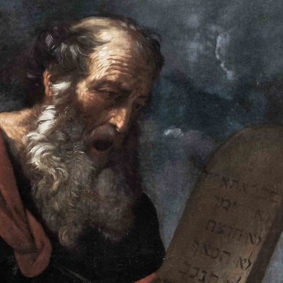Moïse brisant les Tables de la Loi - Guido Reni