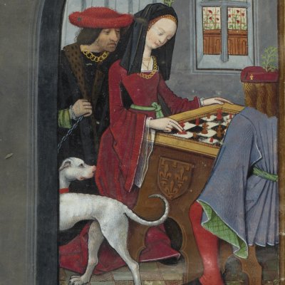 Joueurs d’échecs (E. de Conty, Livre des échecs amoureux) - Testard