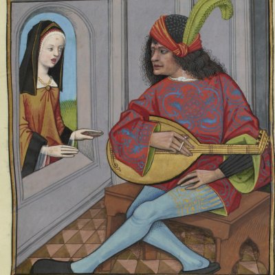 Nature et l’amant (E. de Conty, Livre des échecs amoureux) - Testard